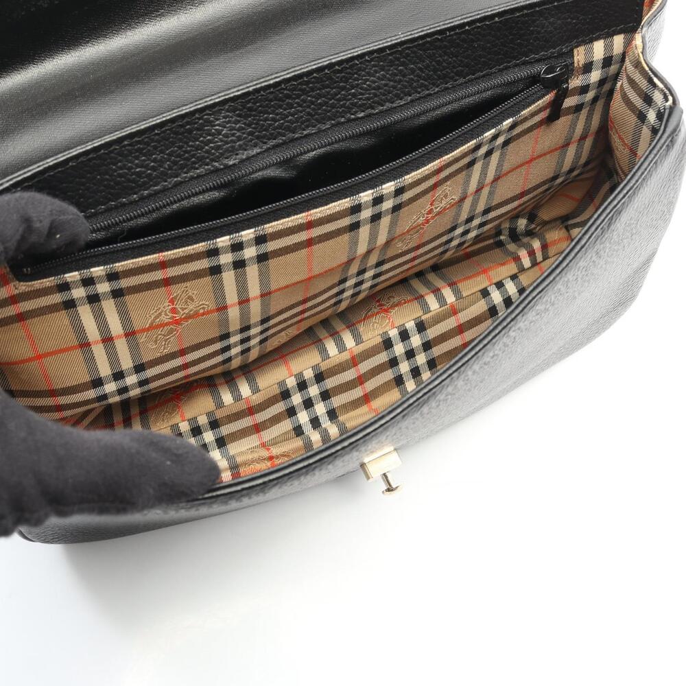 Burberry Shadow Black Horse Handbag Leather Black - Picture 3 of 9